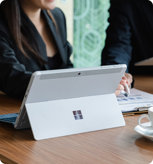 Microsoft tablet screen