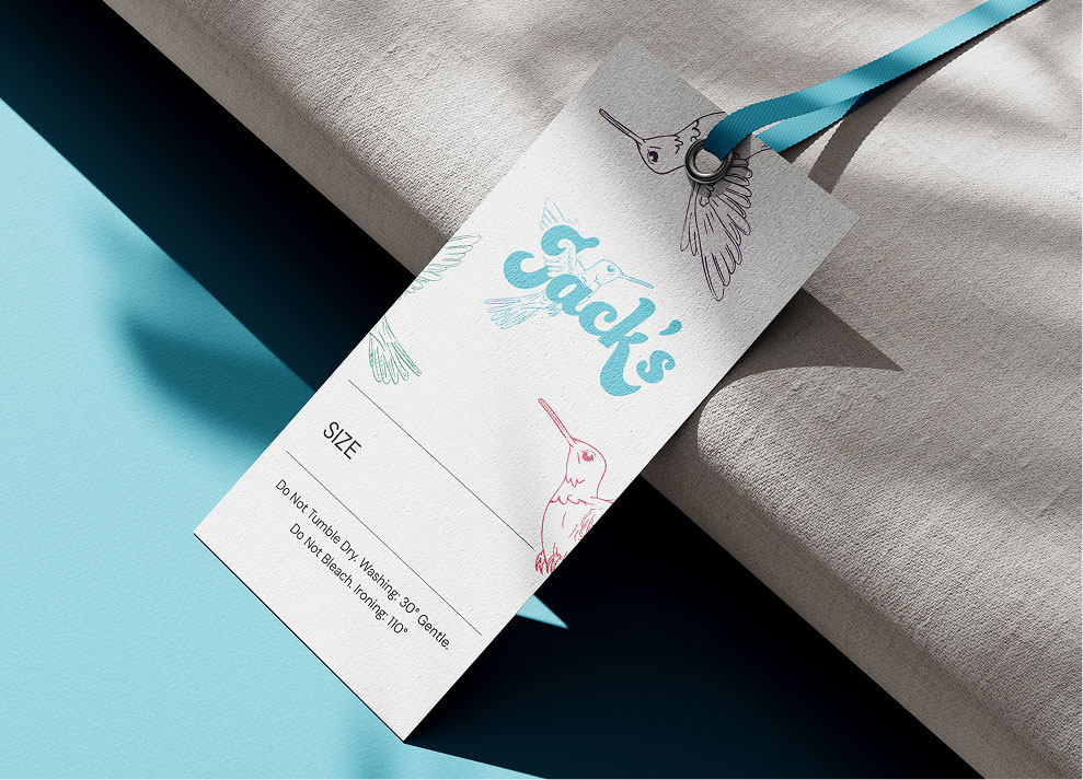 Jacks product label