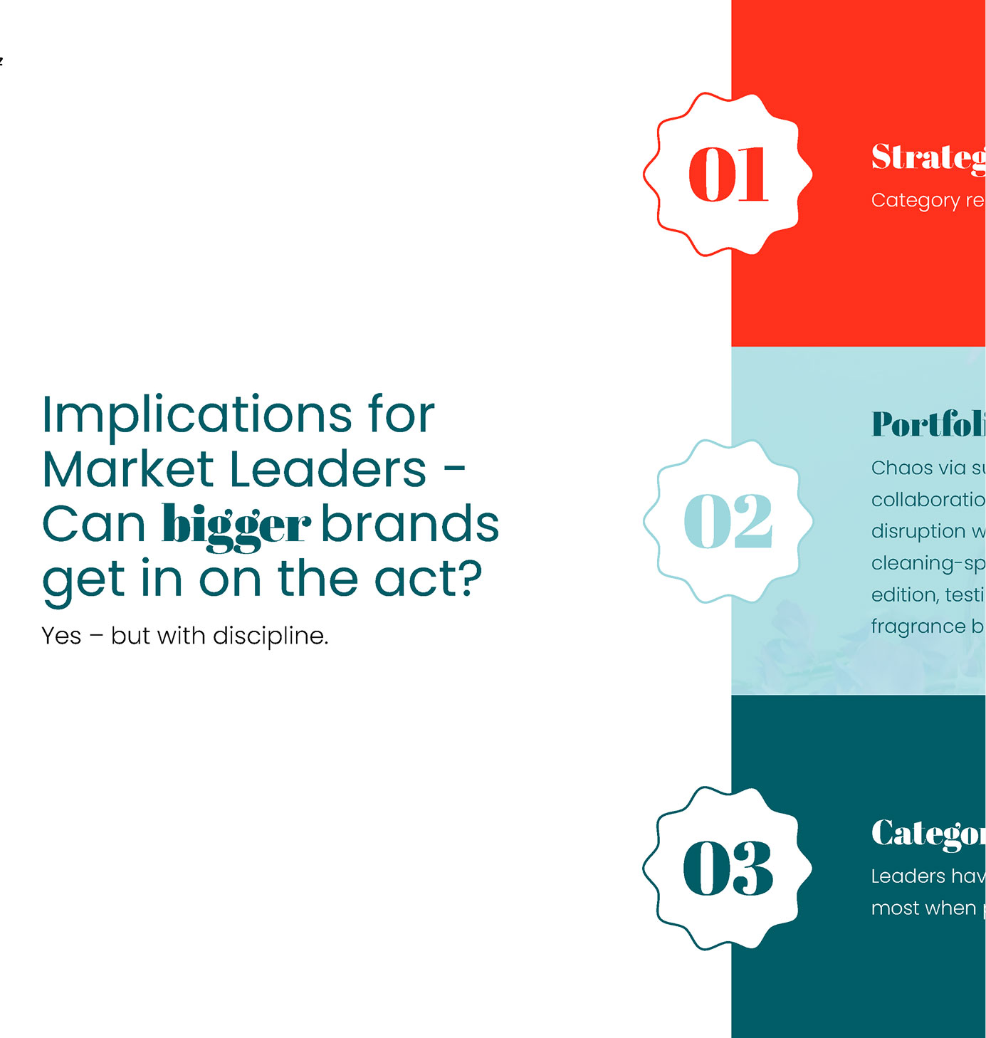 Chaos packaging ebook screenshot - Implications for Market Leaders - Can bigger brands get in on the act?
