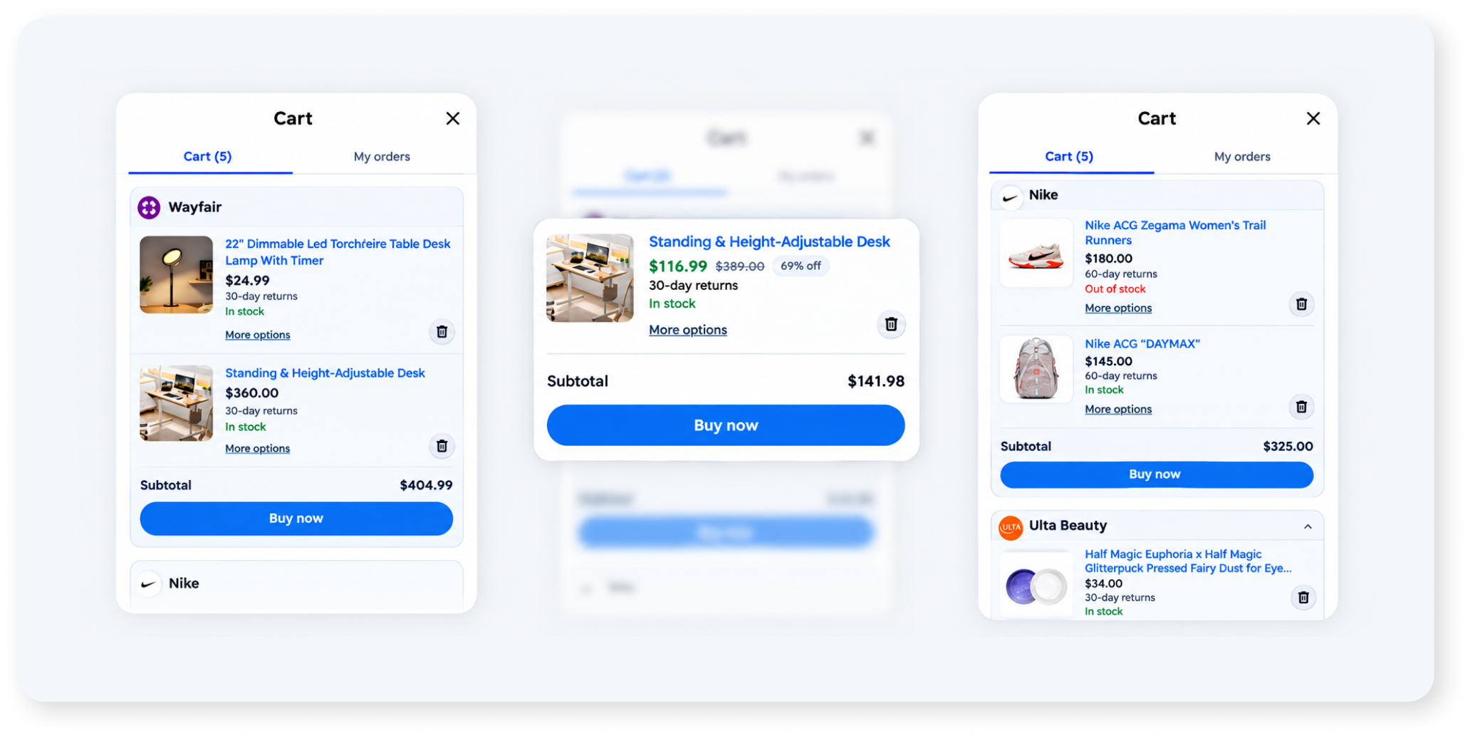 Universal Cart and UCP