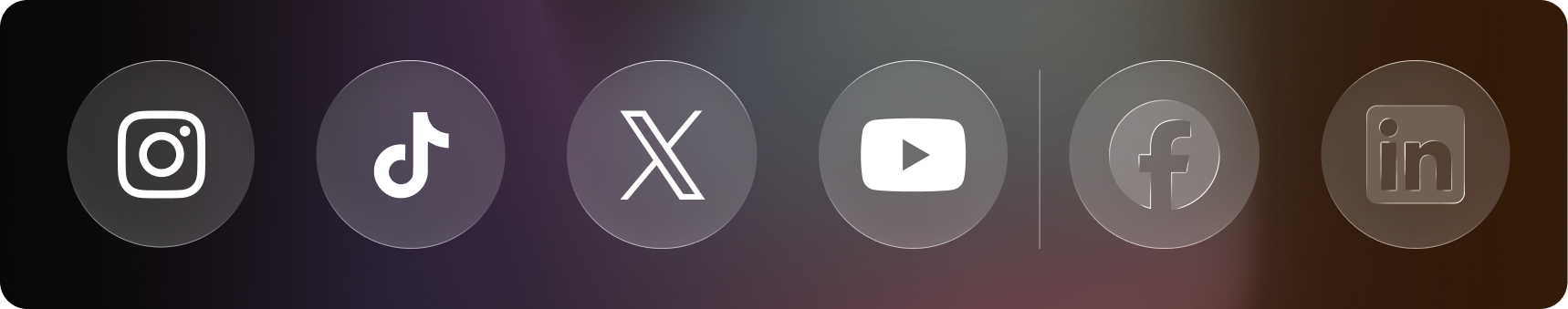 Platform profiles cover TikTok, Instagram, X and YouTube but not LinkedIn or Facebook 