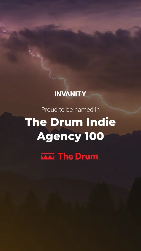 Invanity listed in The Drum Indie 100