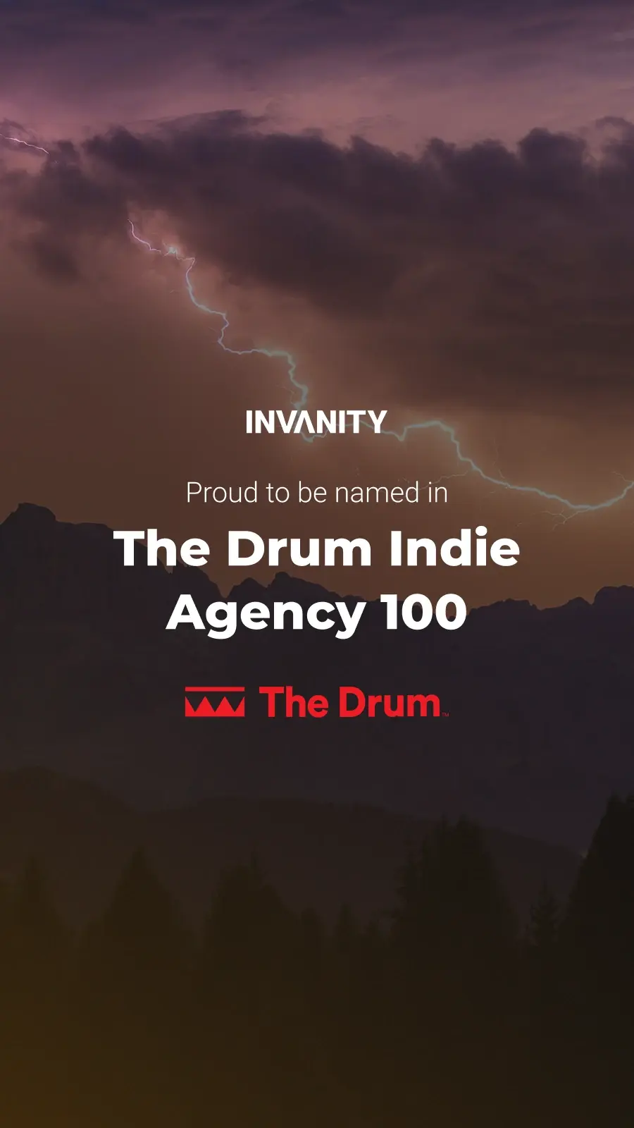 Invanity listed in The Drum Indie 100